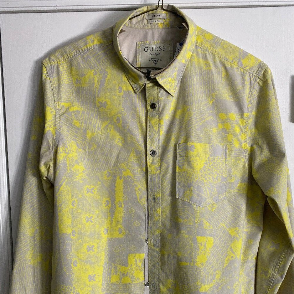 Guess DILLON M Denim Slim Fit LONG SLEEVE